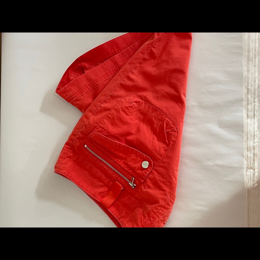 lauren active Cute Orangey/ coraly Shorts sz 16
